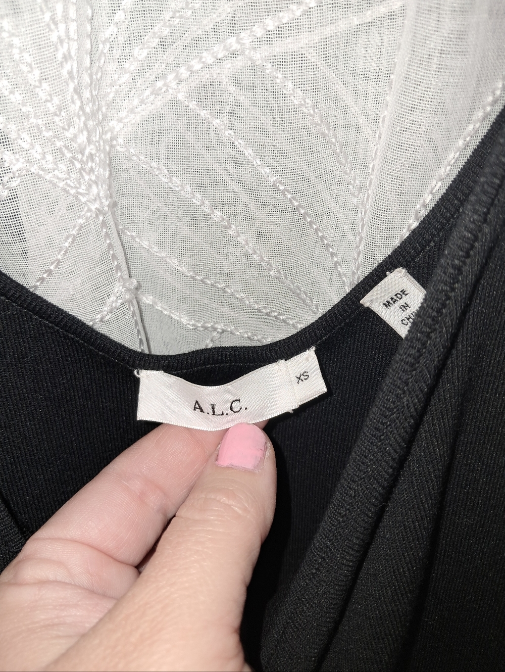 A.L.C. brand Women's size xs stretchy dress - Picture 4 of 5